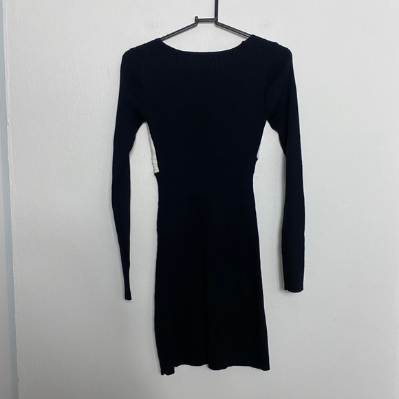 NWT CIDER KNIT RIB CONTRASTING SLIM MINI DRESS - size XS - Picture 6 of 6